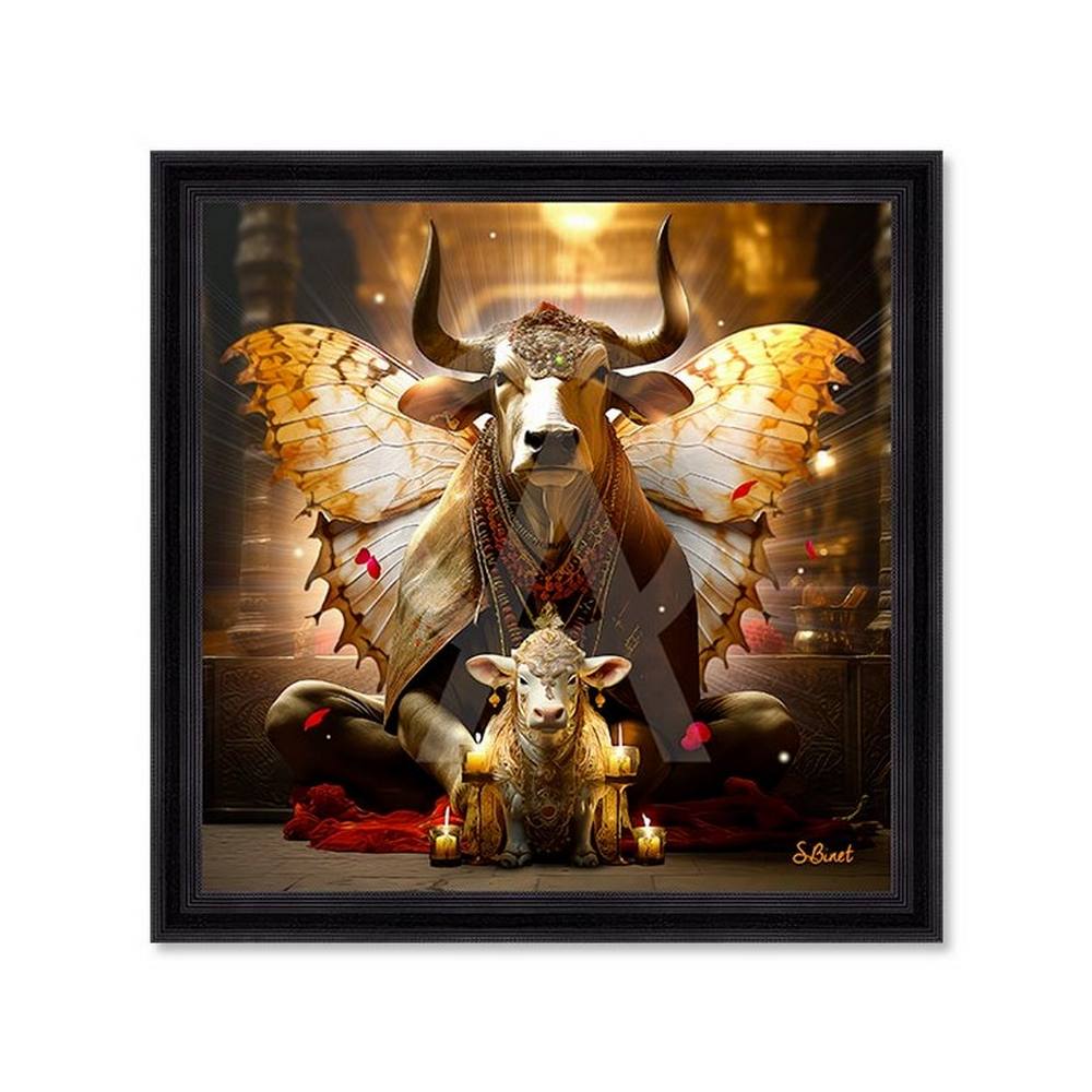 Tableau Vache Sacrée Sylvain Binet
