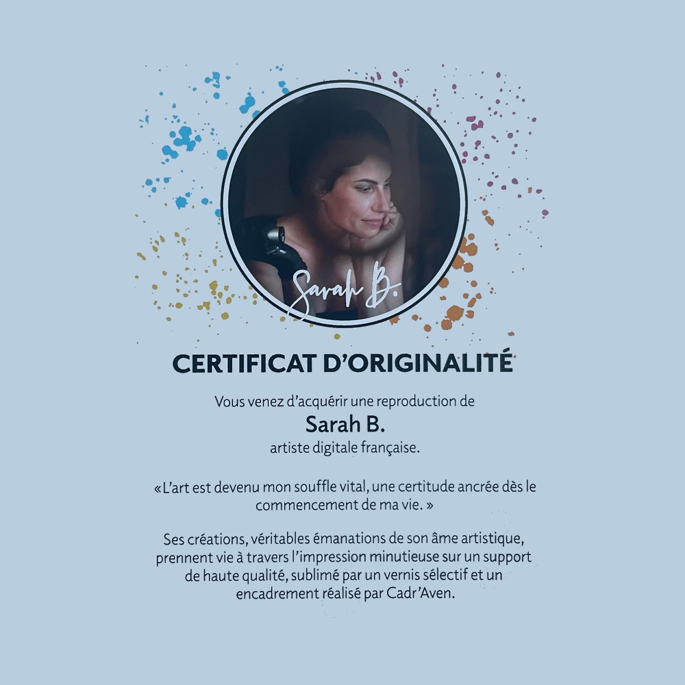 Tableau Adela Gold Sarah B. 51x71cm – Image 6