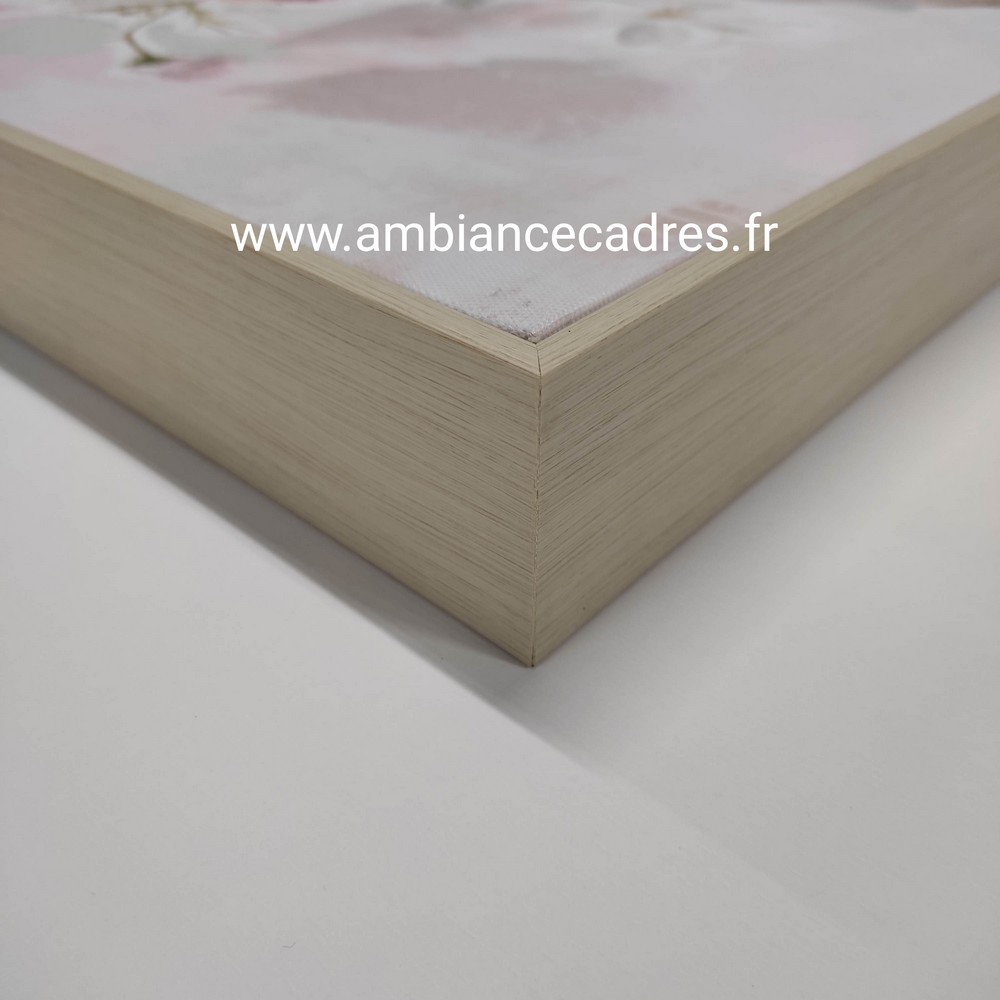 Toile Fleurs Rose Dans Vase 62.5×62.5 cm – Image 5